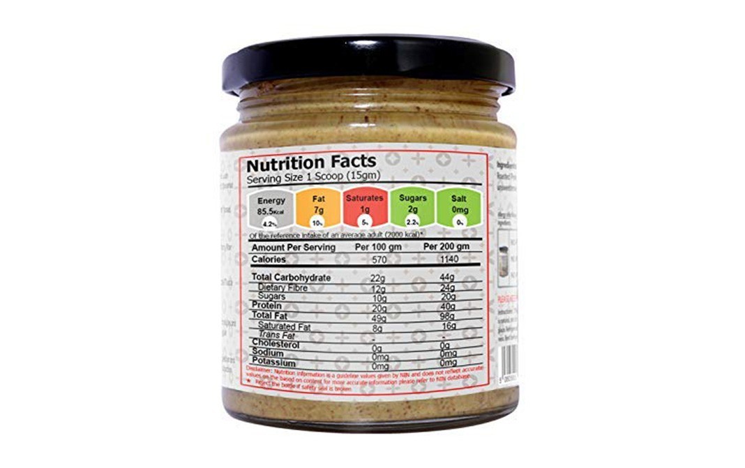 Delicieux All Natural Almond Butter, Coconut   Glass Jar  200 grams